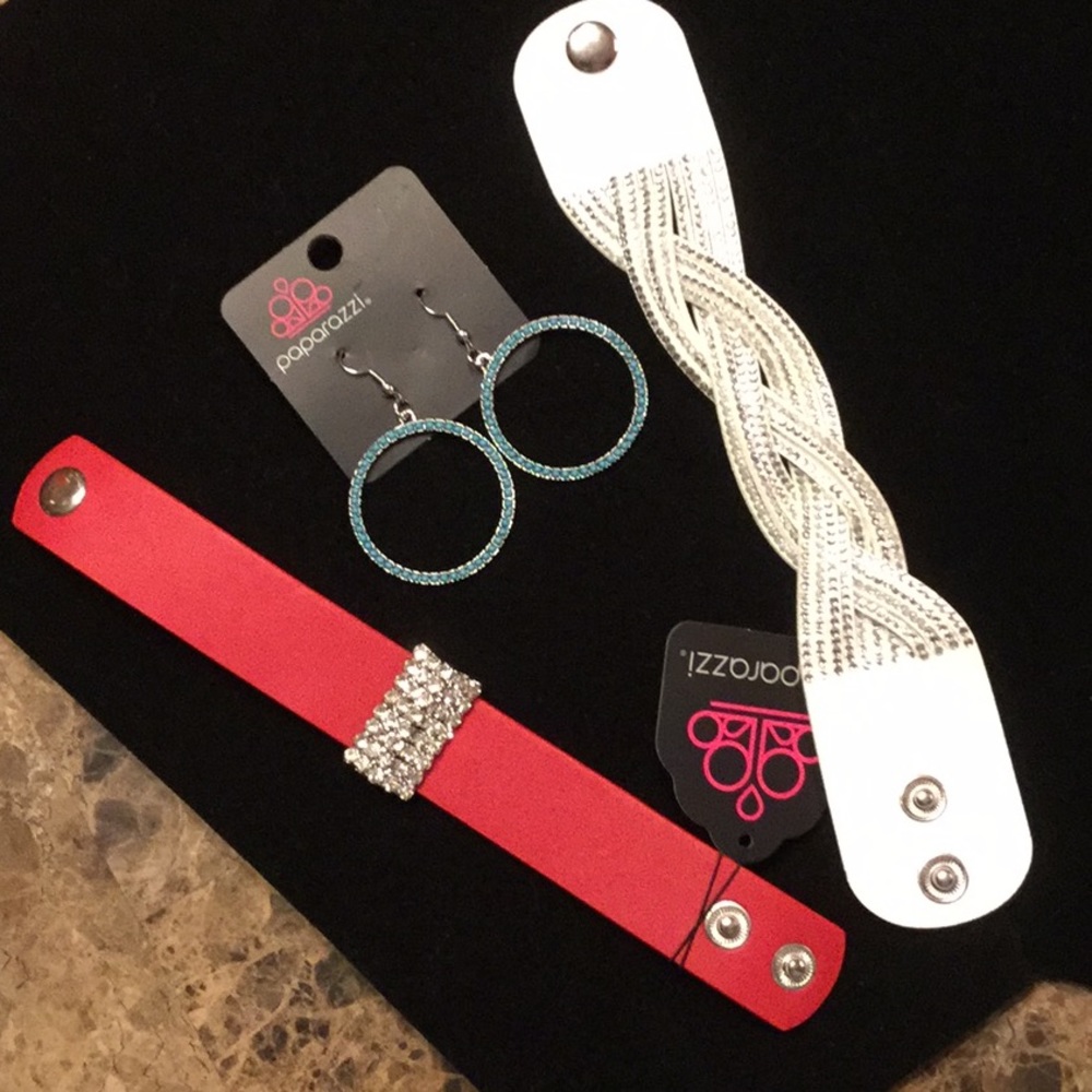 Shine Bright! Earrings & 2 Bracelets.